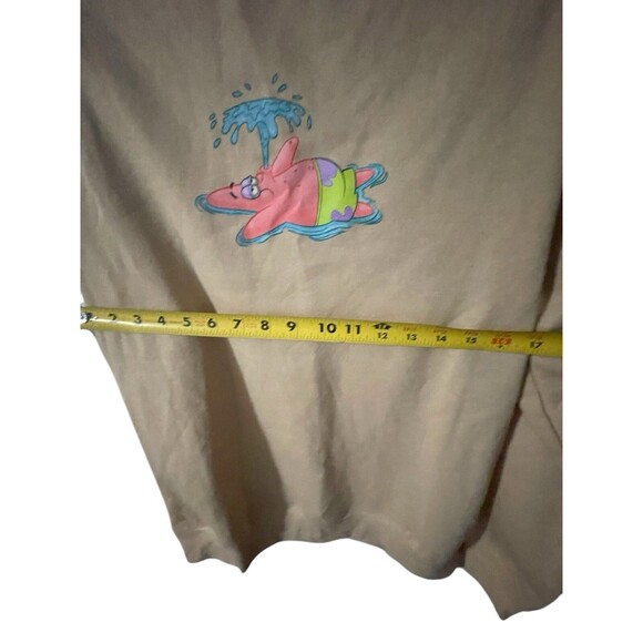 SPONGEBOB SQUAREPANTS SWEATSHIRTMEN SMALL BEIGE New With Tags - Picture 10 of 16